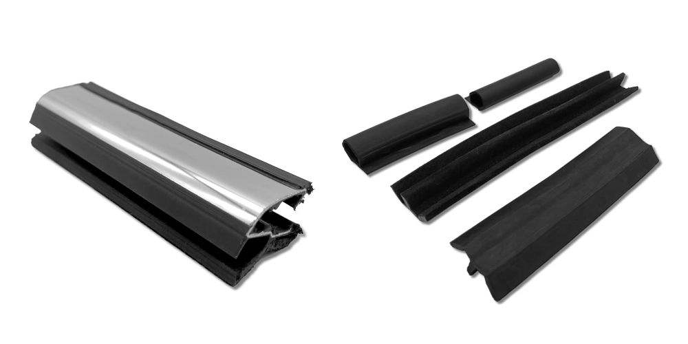 Pan Taiwan kan tilpasse værstripene med forskjellige materialer, som gummi og fløyel.